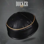 Leather Docker Hat