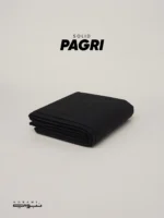 Solid Pagri 7Haat Black
