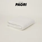 Solid Pagri 7Haat White