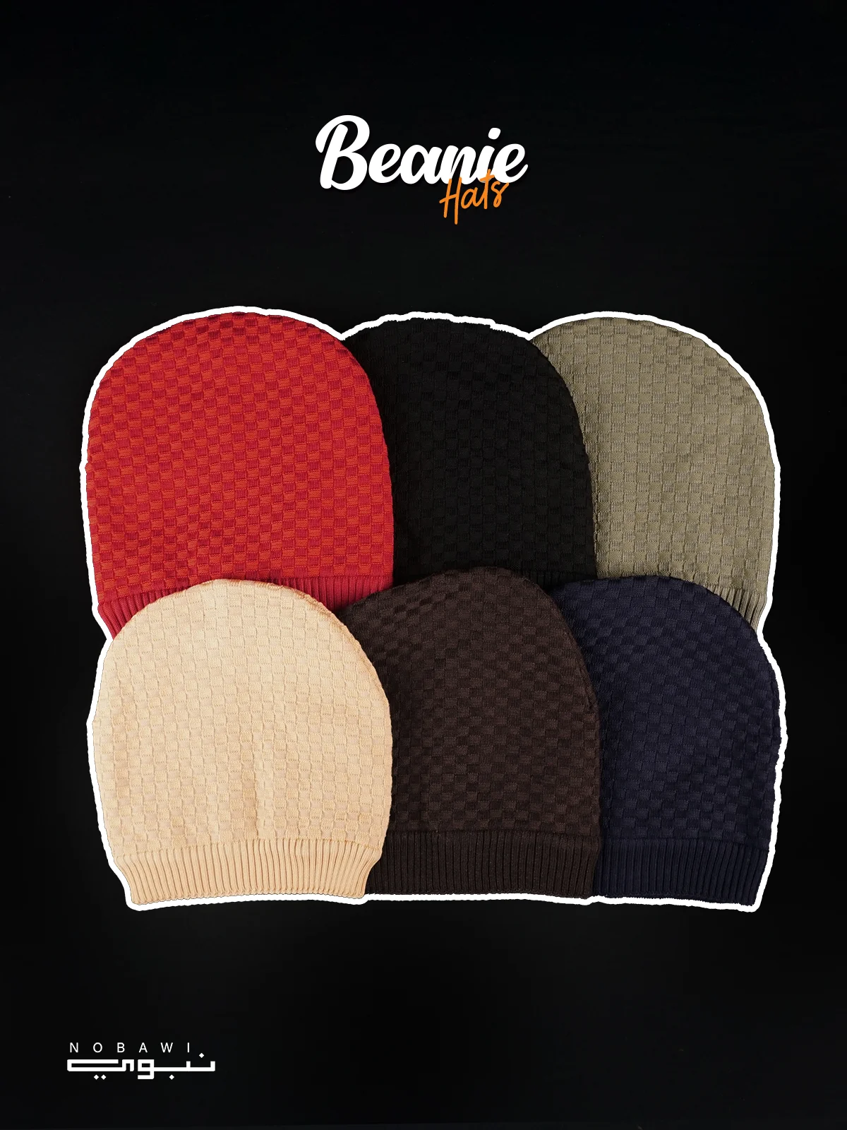 Beranie Hat Box Main Beanie Hat (Box Pattern) - Image 1