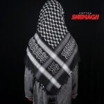 Cotton Shemagh Black
