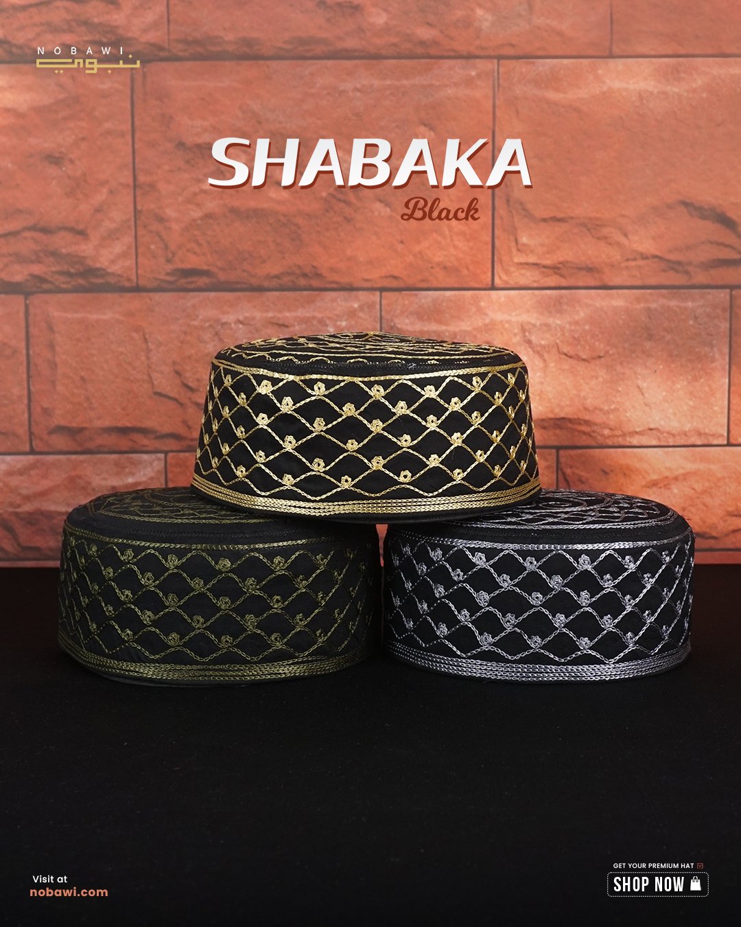 Shabaka Black Shabaka Hat Black - Image 1